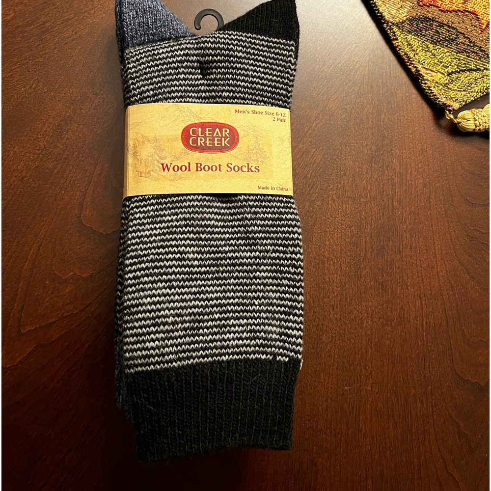 Package of 2 Clear Creek Wool Boot Socks NWT 🥾🧦